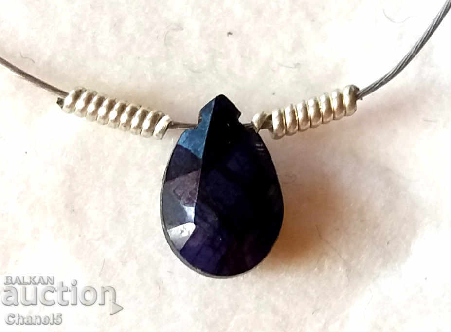 NATURAL SAPPHIRE - DROP - 0.85 carats (12) with price 9.90 BGN | € 5.06 NATURAL SAPPHIRE - DROP - 0.85 carats (12) with price 9.90 BGN | € 5.06