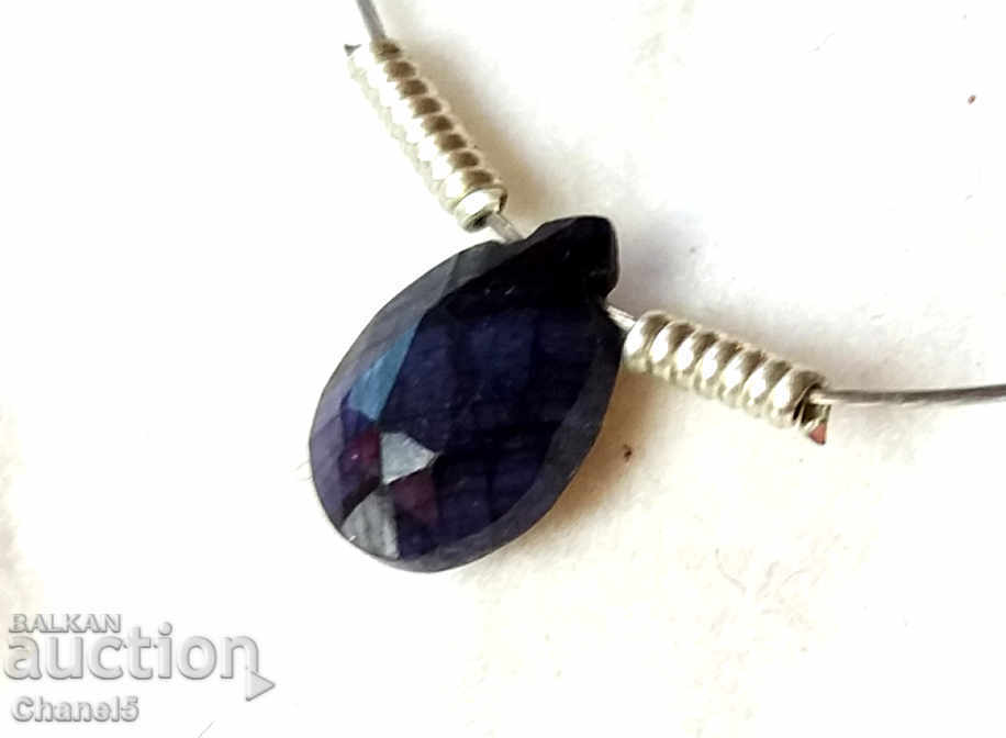 Delivery of NATURAL SAPPHIRE - DROP - 0.85 carats (12) Delivery of NATURAL SAPPHIRE - DROP - 0.85 carats (12)