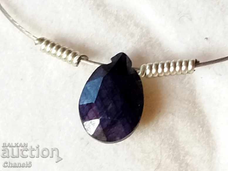 NATURAL SAPPHIRE - DROP - 0.85 carats (12) - 6 NATURAL SAPPHIRE - DROP - 0.85 carats (12) - 6