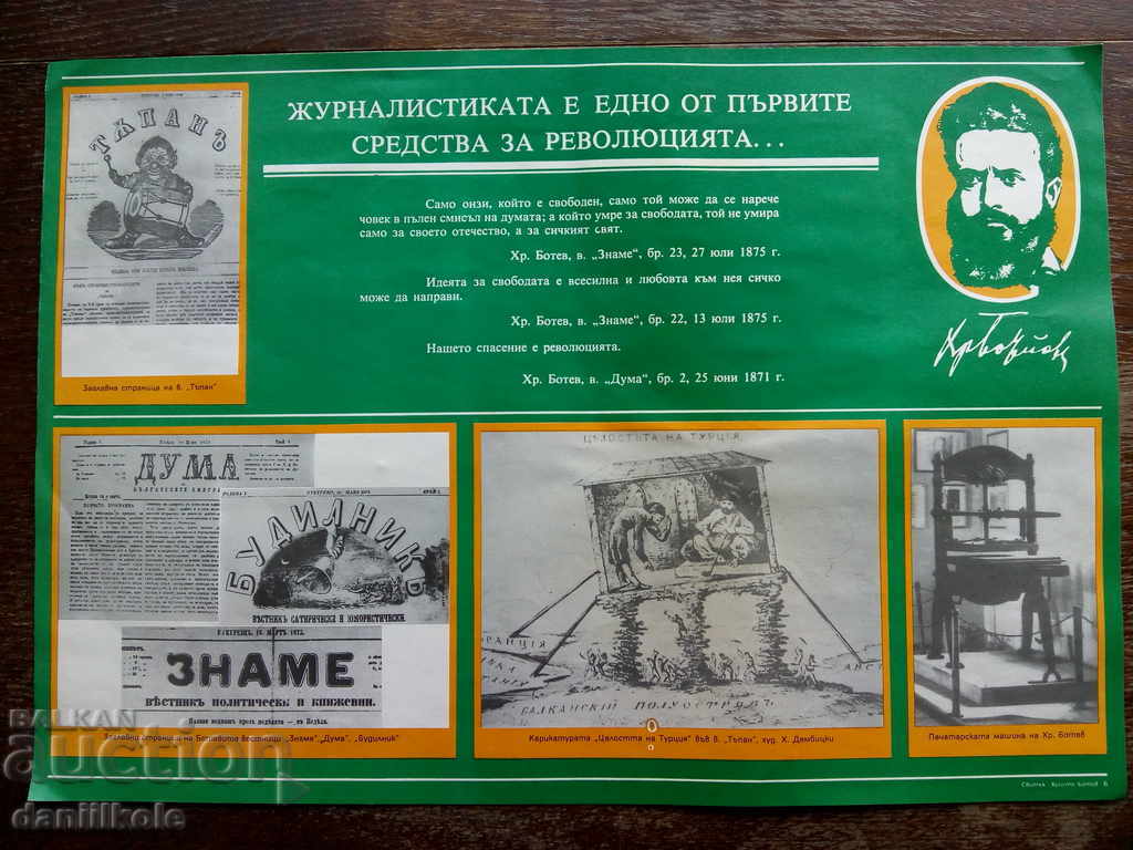 Auction * $ * Y * $ * BOARD № 6 FROM KIT FOR HRISTO BOTEV 1987 * $ * Y * $ * Auction * $ * Y * $ * BOARD № 6 FROM KIT FOR HRISTO BOTEV 1987 * $ * Y * $ *