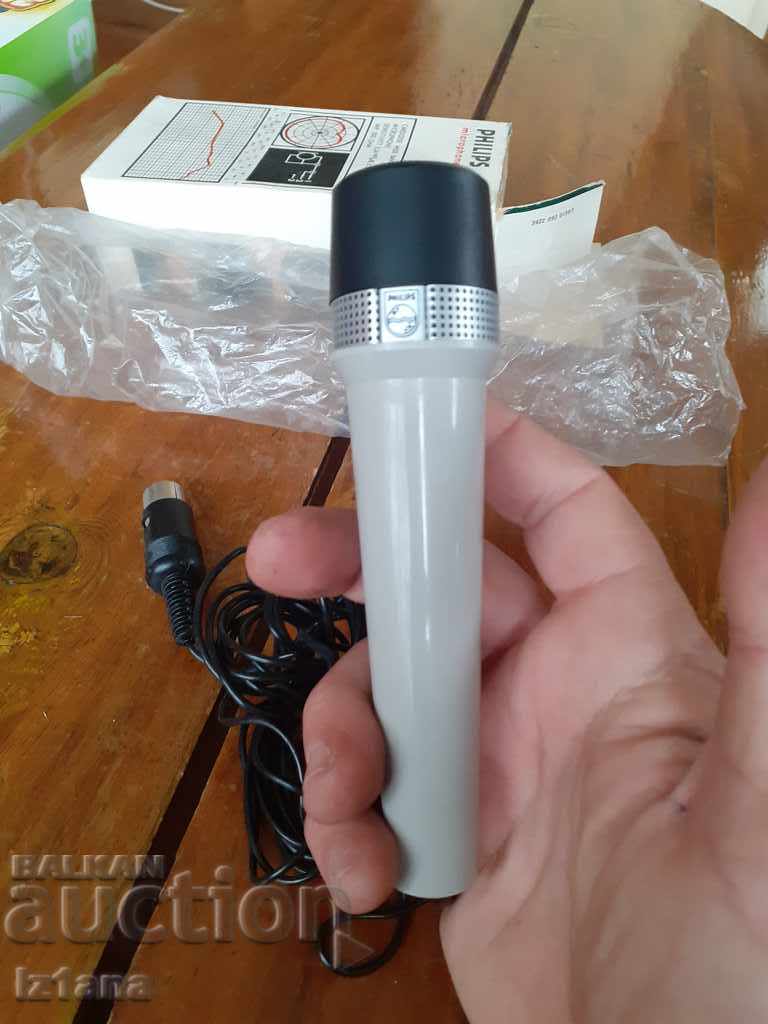 Auction Old PHILIPS microphone Auction Old PHILIPS microphone