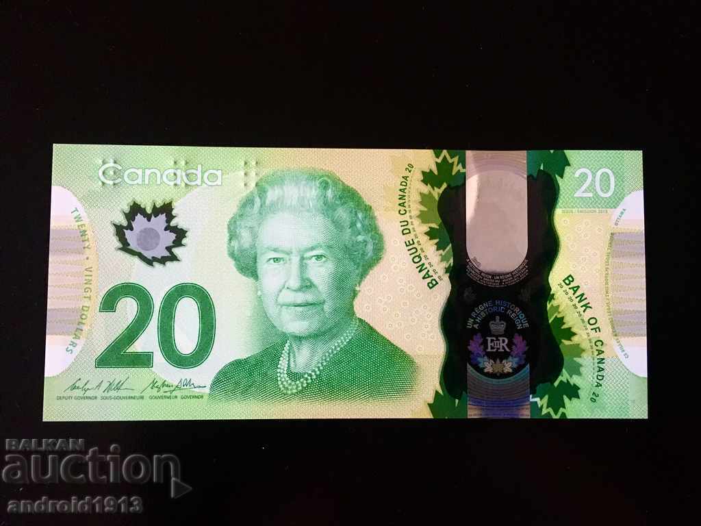 CANADA - $ 20 2015, P-111, UNC, JUBILEE, ROW with price 199.98 BGN | € 102.25 CANADA - $ 20 2015, P-111, UNC, JUBILEE, ROW with price 199.98 BGN | € 102.25