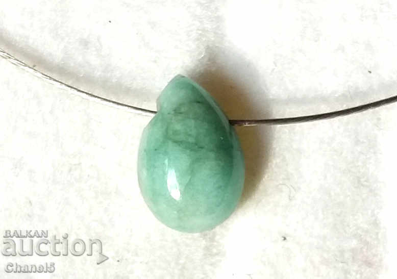 NATURAL EMERALD - DROP, CABOSON - 0.80 carats (40) with price 11.00 BGN | € 5.62 NATURAL EMERALD - DROP, CABOSON - 0.80 carats (40) with price 11.00 BGN | € 5.62