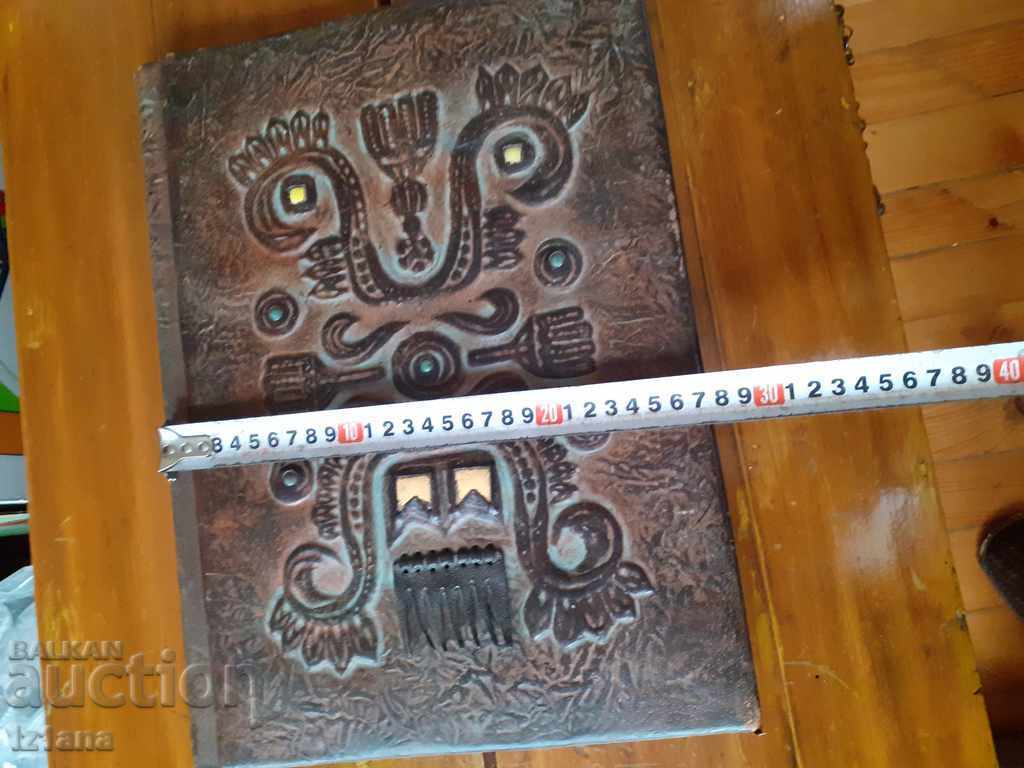 Auction Old leather folder Auction Old leather folder