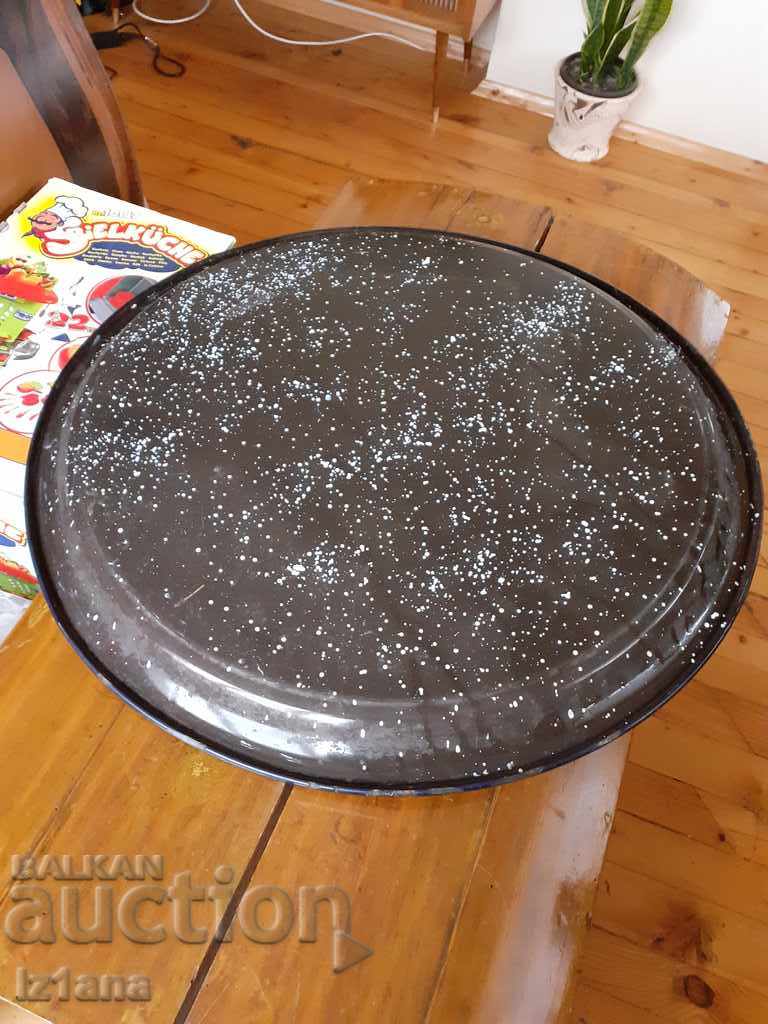 Old enameled tray, pan, tray - 5 Old enameled tray, pan, tray - 5