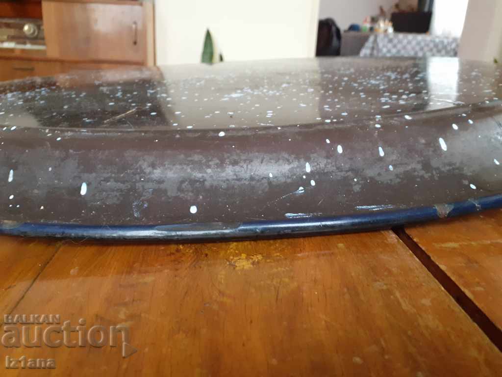 Old enameled tray, pan, tray - 6 Old enameled tray, pan, tray - 6