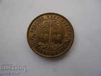 RS (23) Βρετανική Δυτική Αφρική 1 Shilling 1947 UNC Rare