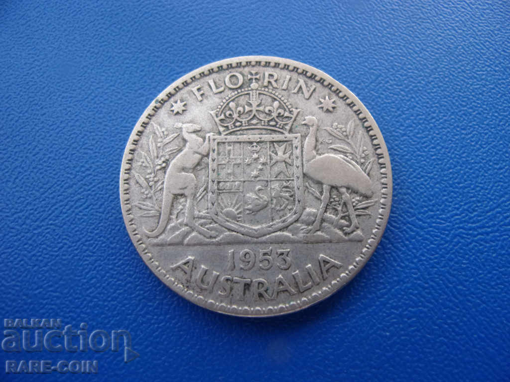 RS (23) Αυστραλία 1 Florin 1953 Rare