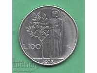 (¯ "". .¸ 100 de lire sterline 1978 ITALIA ¸. • '´¯)