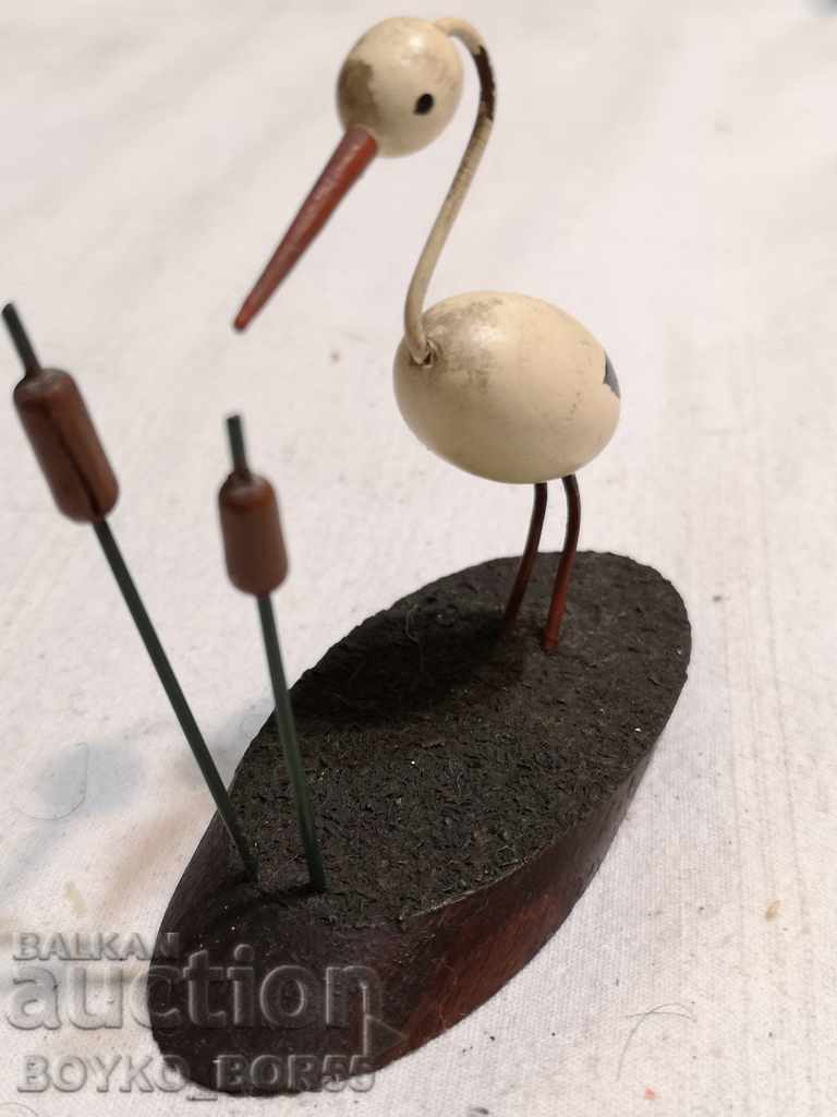 Auction  Old Bulgarian Royal Stork Figurine, Ritual