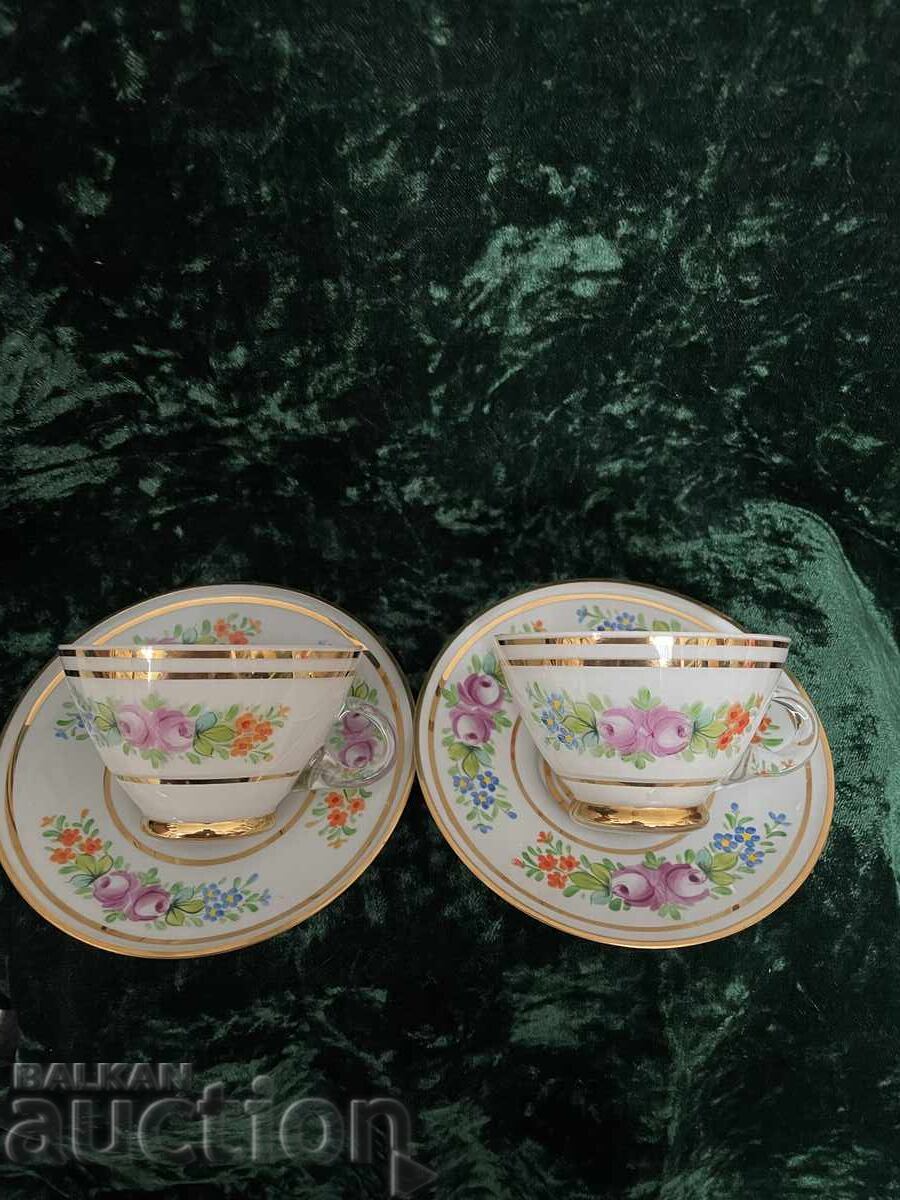 Σετ 2 ποτήρια τσαγιού, γυαλί Σετ 2 ποτήρια τσαγιού, γυαλί