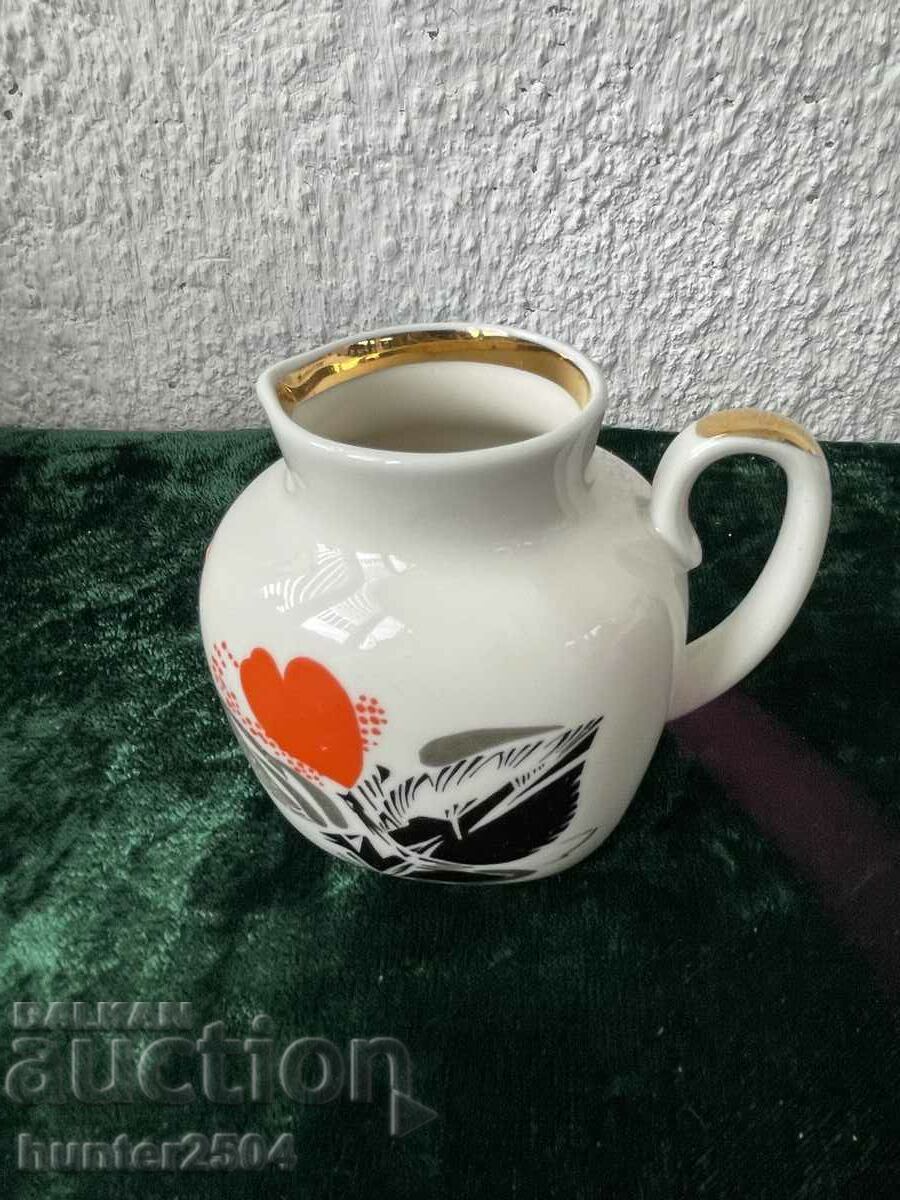 Milk jug, LFZ, 10 cm, USSR with price 34.95 BGN | € 17.87 Milk jug, LFZ, 10 cm, USSR with price 34.95 BGN | € 17.87