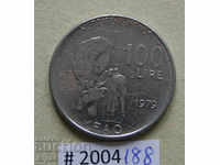 100 de lire sterline 1979 Italia
