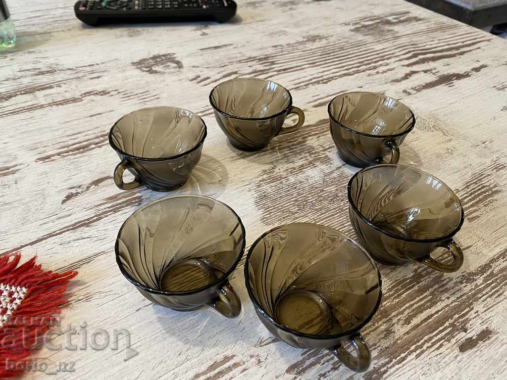 10478. Service cups for coffee duralex unused with price 16.00 BGN | € 8.18 10478. Service cups for coffee duralex unused with price 16.00 BGN | € 8.18