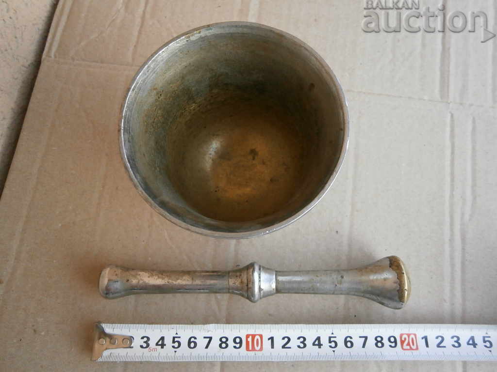 Δημοπρασία Παλιά χάλκινο γουδί με το γουδοχέρι, γουδί Δημοπρασία Παλιά χάλκινο γουδί με το γουδοχέρι, γουδί