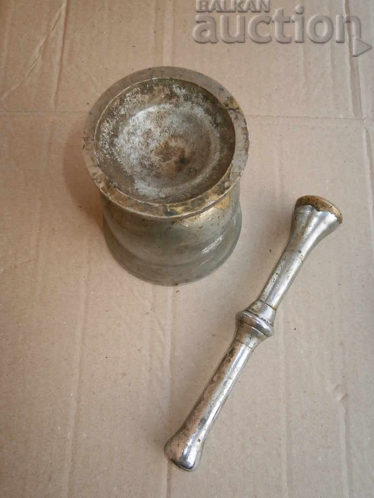 Παλιά χάλκινο γουδί με το γουδοχέρι, γουδί - 5 Παλιά χάλκινο γουδί με το γουδοχέρι, γουδί - 5