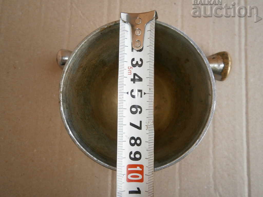 Стар бронзов хаван с чукало, хаванче - 6