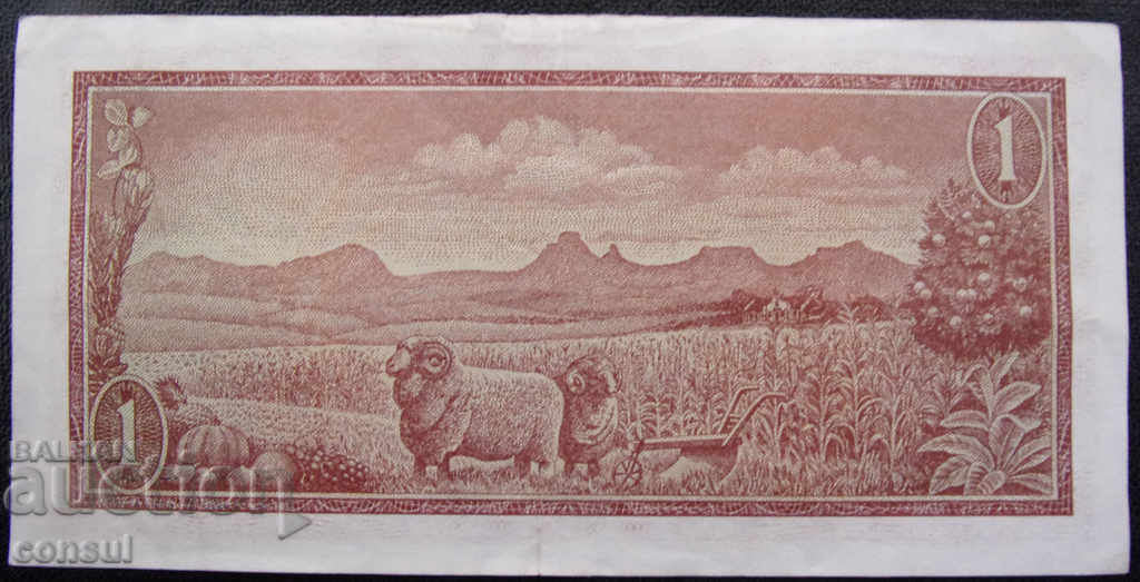 ЮАР 1 Ранд 1964 Rare с цена € 7.67 | 15.00 лв.