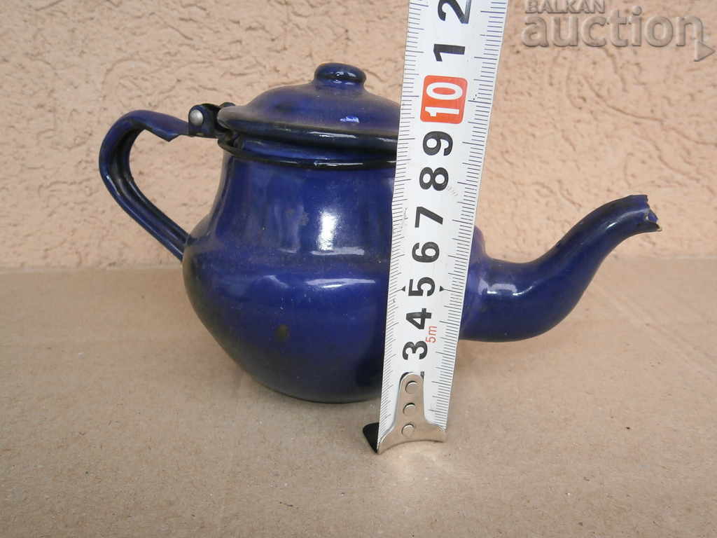 Delivery of SMALL enameled teapot 60s vintage retro Delivery of SMALL enameled teapot 60s vintage retro