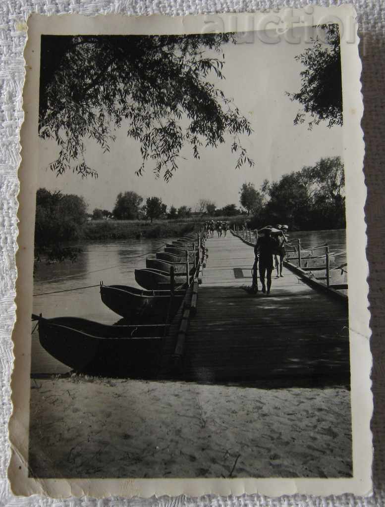 PLOVDIV PONTOON BRIDGE MARITSA 1937 PHOTO PLOVDIV PONTOON BRIDGE MARITSA 1937 PHOTO