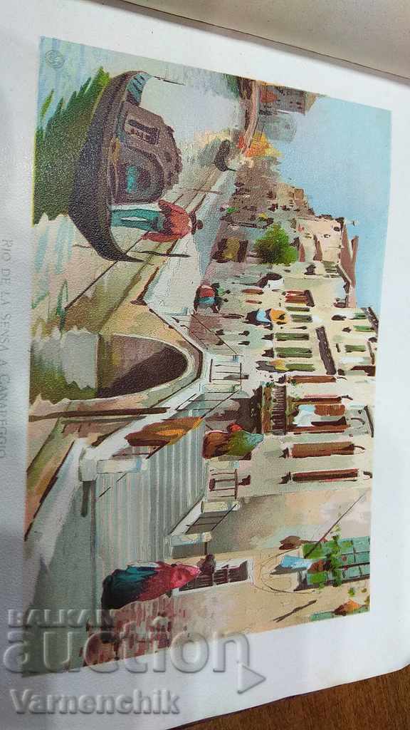 Auction  20 pcs. Old WATERCOLOR from Venice 1870-1900