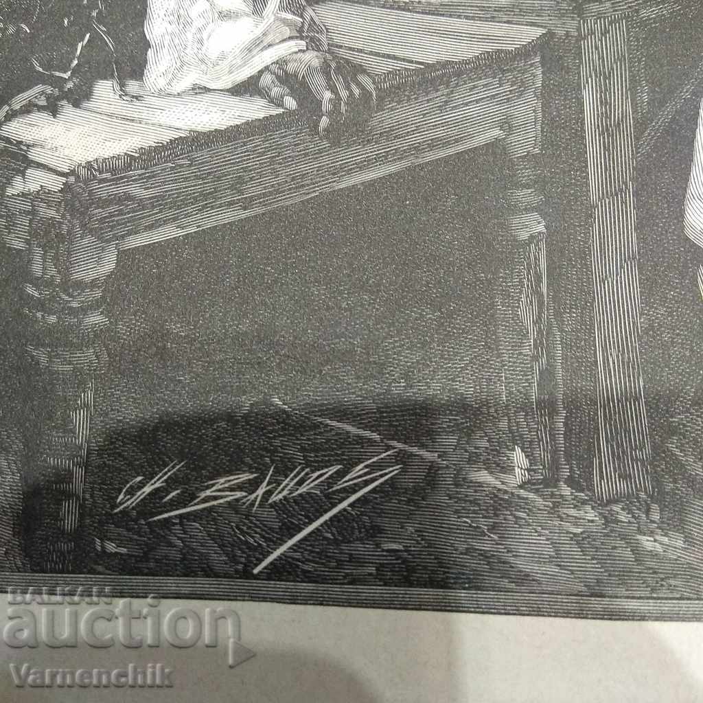 Old antique engraving lithograph with Orientals MOTIF 19th century - 5 Old antique engraving lithograph with Orientals MOTIF 19th century - 5