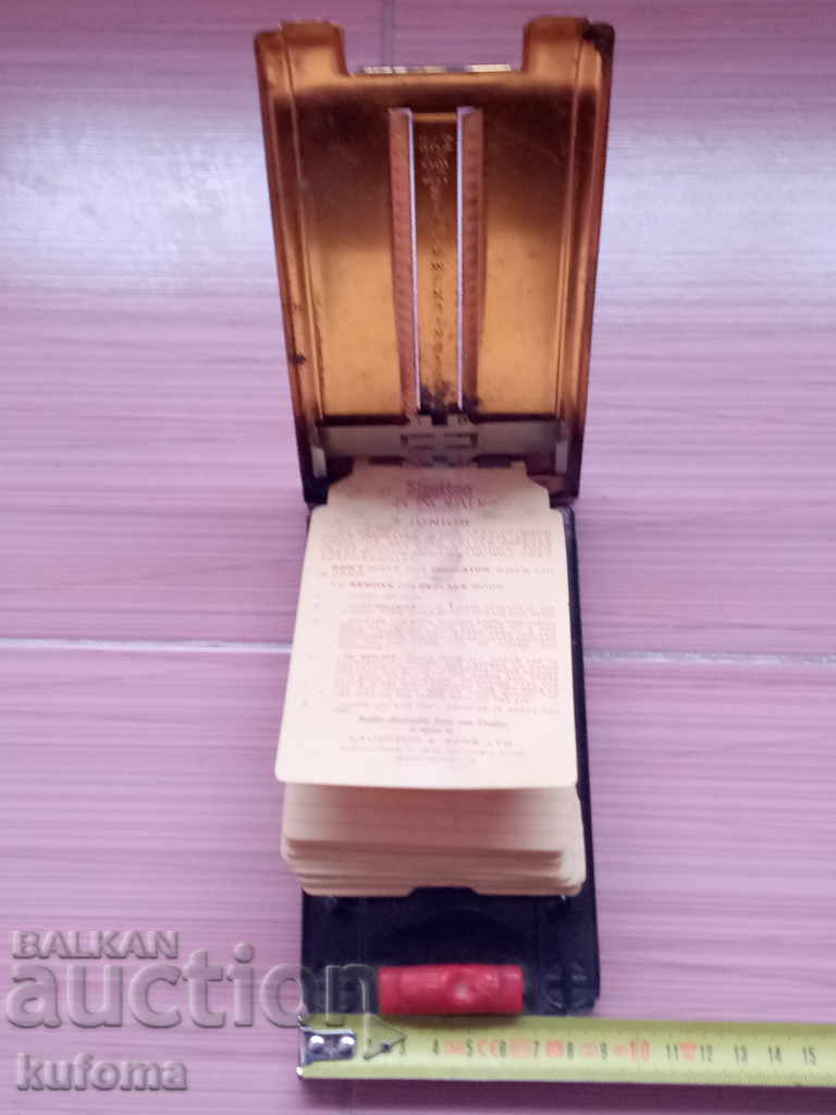 Delivery of Old English brass organizer - notebook Delivery of Old English brass organizer - notebook