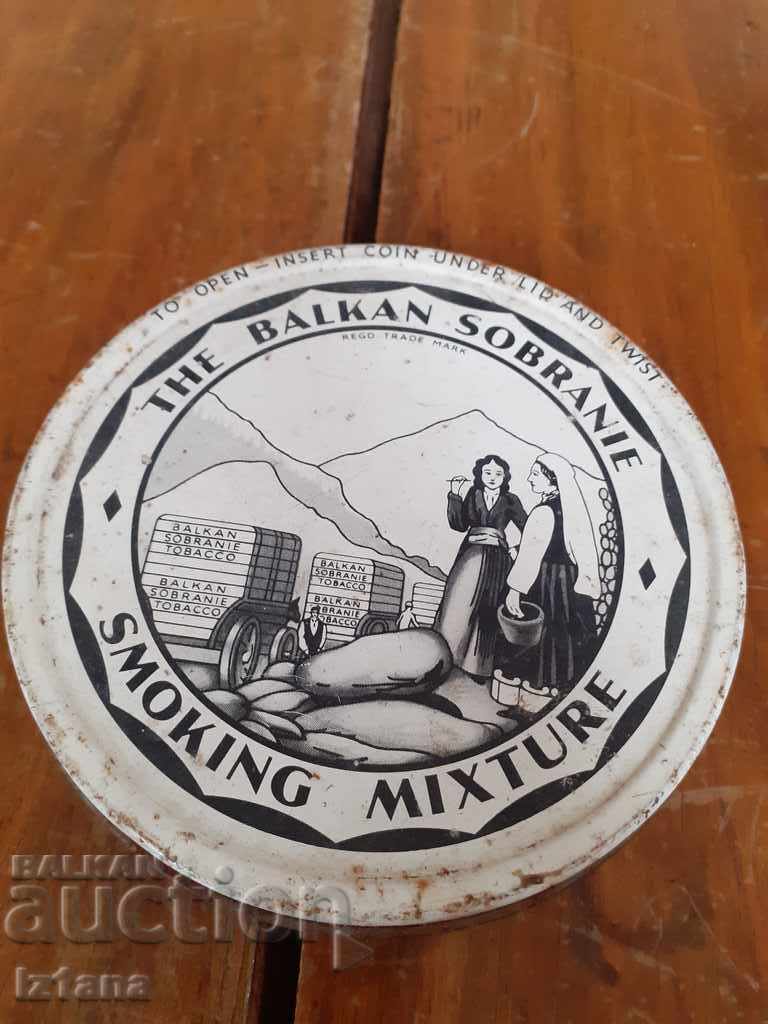 Old tobacco box The Balkan Sobranie with price 25.00 BGN | € 12.78