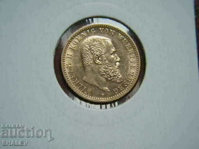 10 Mark 1909 Wurtemberg (Germany) Württemberg - AU (gold) - 6