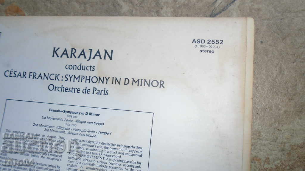 Delivery of HERBERT VON KARAJAN Delivery of HERBERT VON KARAJAN
