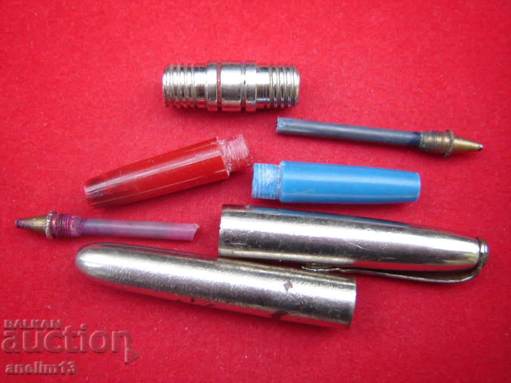 RARE COLLECTOR'S TWO-COLOR PEN 1930s - 6 RARE COLLECTOR'S TWO-COLOR PEN 1930s - 6