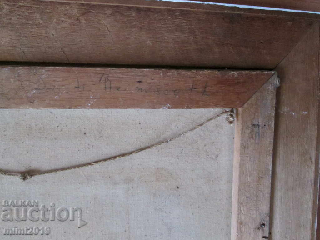 1966, old painting, oil on canvas, signature, Indonesia, 69x52cm - 5 1966, old painting, oil on canvas, signature, Indonesia, 69x52cm - 5