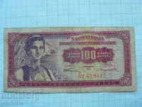 100 dinari 1955 Iugoslavia