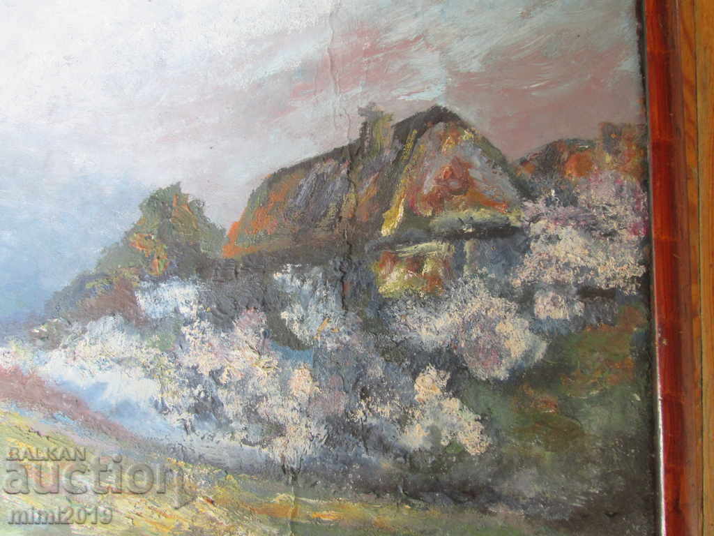 Доставка на 1931г. стара картина ,масло, картон, 40х30см Доставка на 1931г. стара картина ,масло, картон, 40х30см