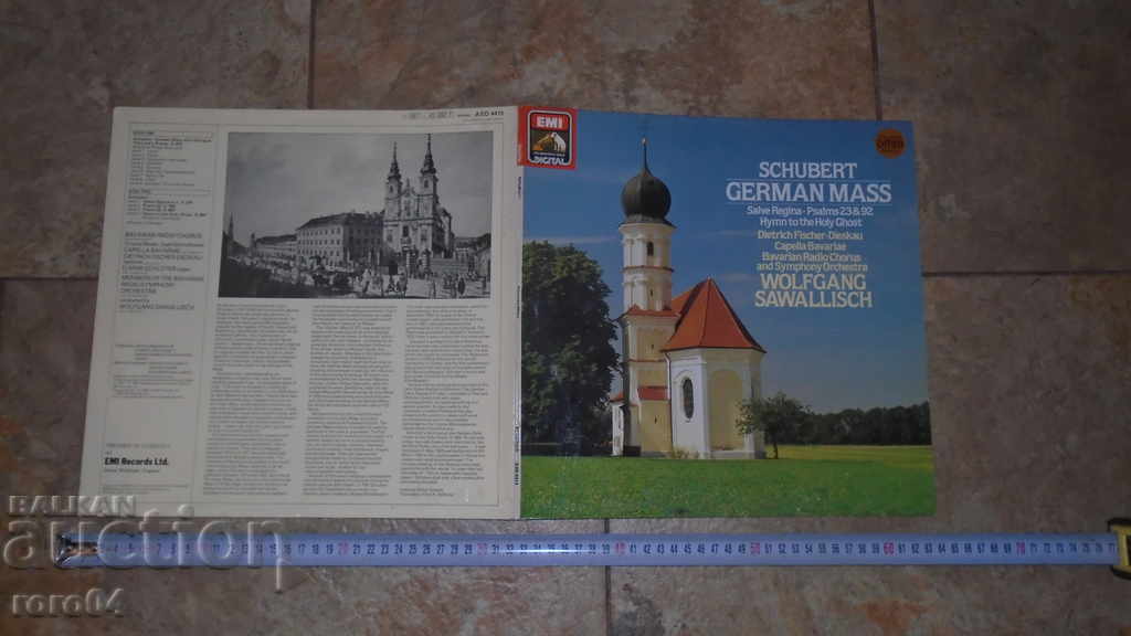 SCHUBERT - GERMAN MASS with price 25.00 BGN | € 12.78 SCHUBERT - GERMAN MASS with price 25.00 BGN | € 12.78