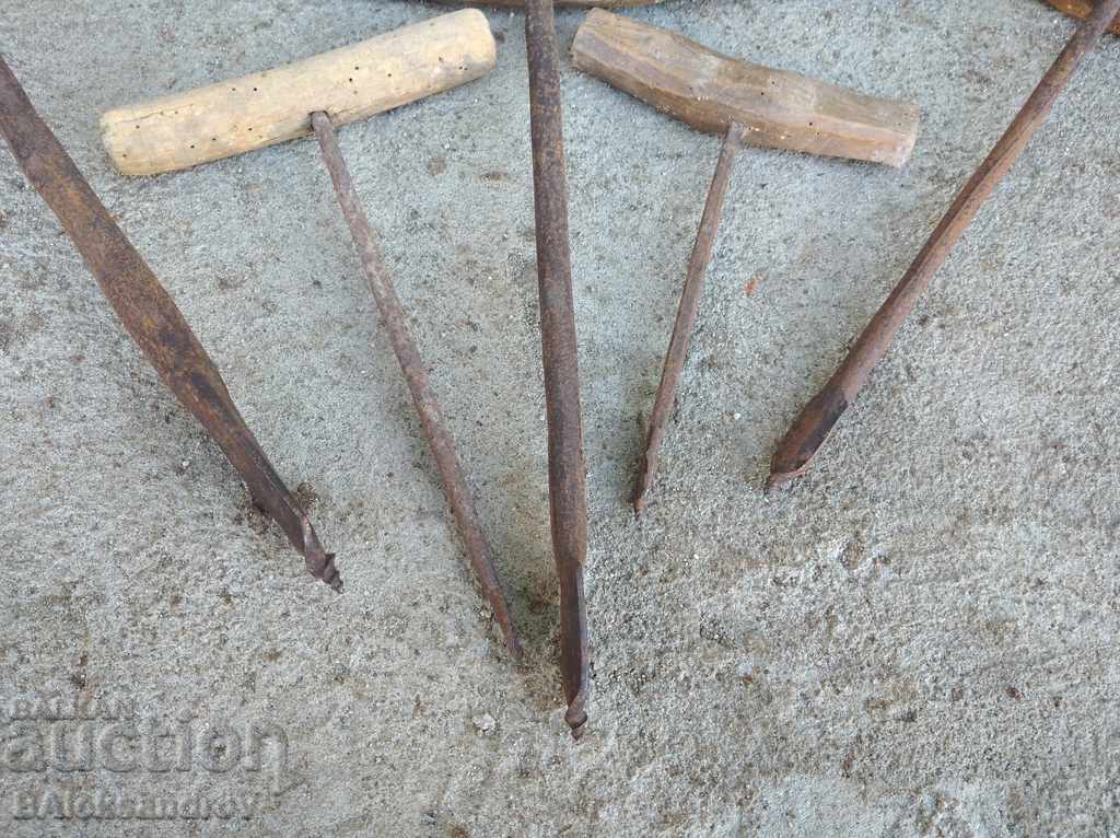 Set of old hand drills with price 32.00 BGN | € 16.36 Set of old hand drills with price 32.00 BGN | € 16.36