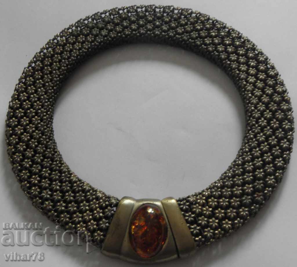 necklace with amber - 7 necklace with amber - 7