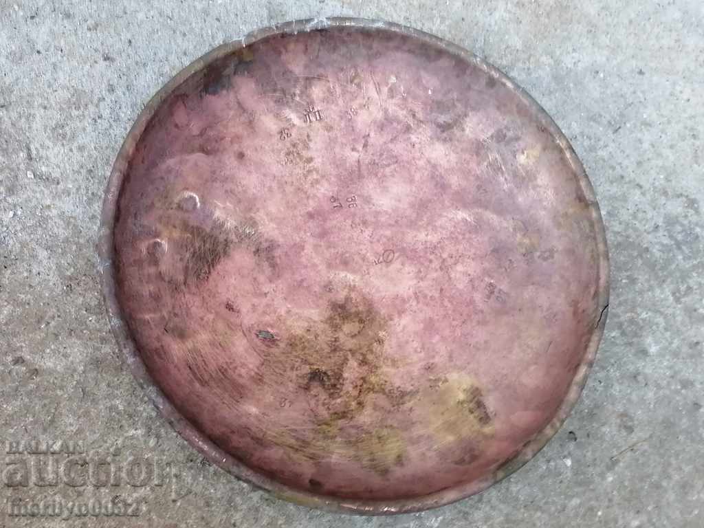 Brass bowl for old scales, weighing scale palanza - 7 Brass bowl for old scales, weighing scale palanza - 7