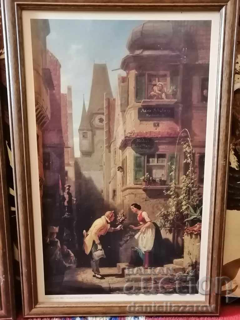 Livrarea Lot tablouri germane de CARL SPITZWEG (1808-1885)