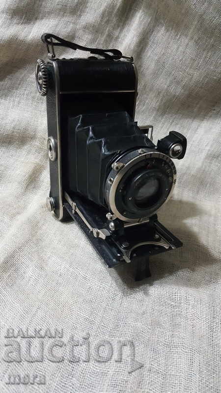 Vintage camera with fur