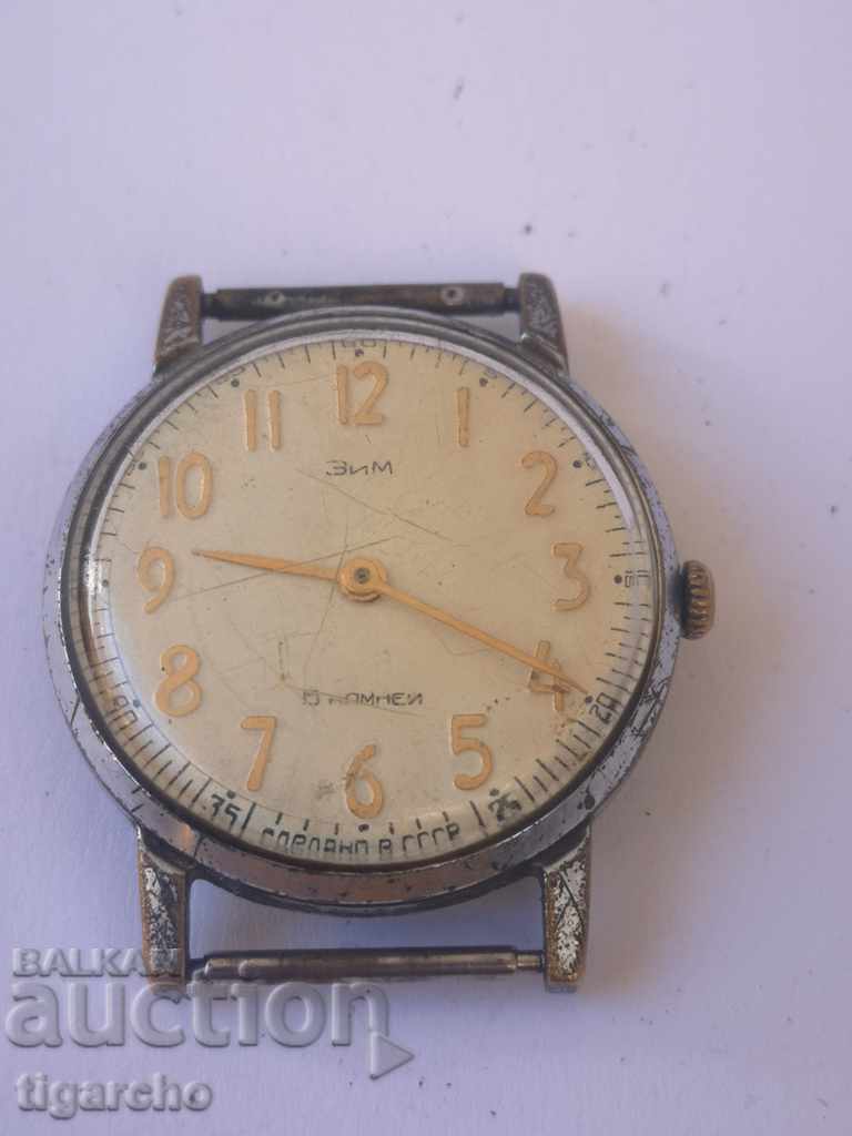 Clock Winter Clock Winter