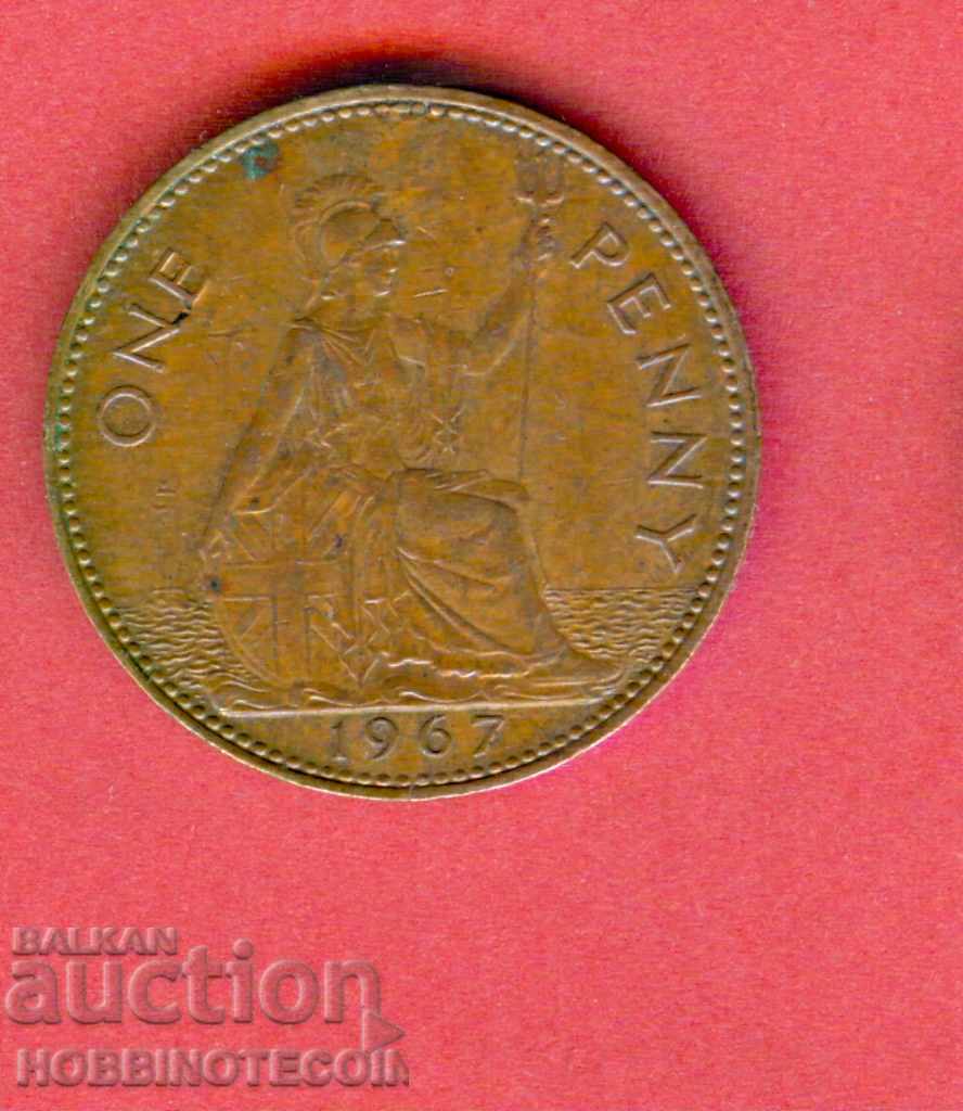 ENGLAND GREAT BRITAIN 1 Penny issue issue 1967
