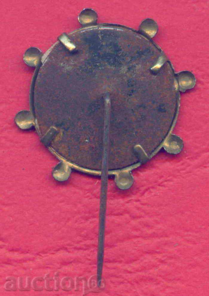 Auction Badge - CHURCH - BOOK ICON / Z407 Auction Badge - CHURCH - BOOK ICON / Z407