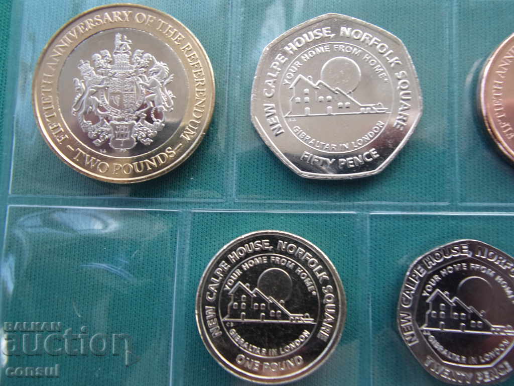 Gibraltar Set Monede 2017 - 2018 UNC cu preț € 33.23 | 64.99 BGN Gibraltar Set Monede 2017 - 2018 UNC cu preț € 33.23 | 64.99 BGN