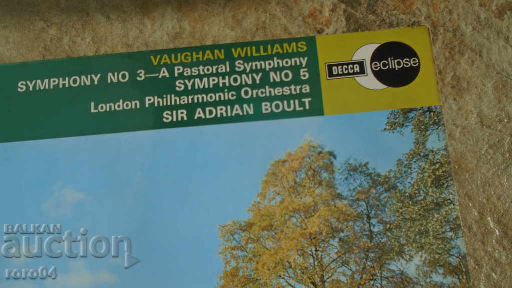 Vaughan Williams with price 22.50 BGN | € 11.50 Vaughan Williams with price 22.50 BGN | € 11.50