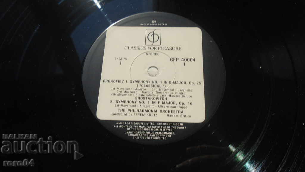 Prokofiev / Shostakovich Symphony No. 1 - 6 Prokofiev / Shostakovich Symphony No. 1 - 6