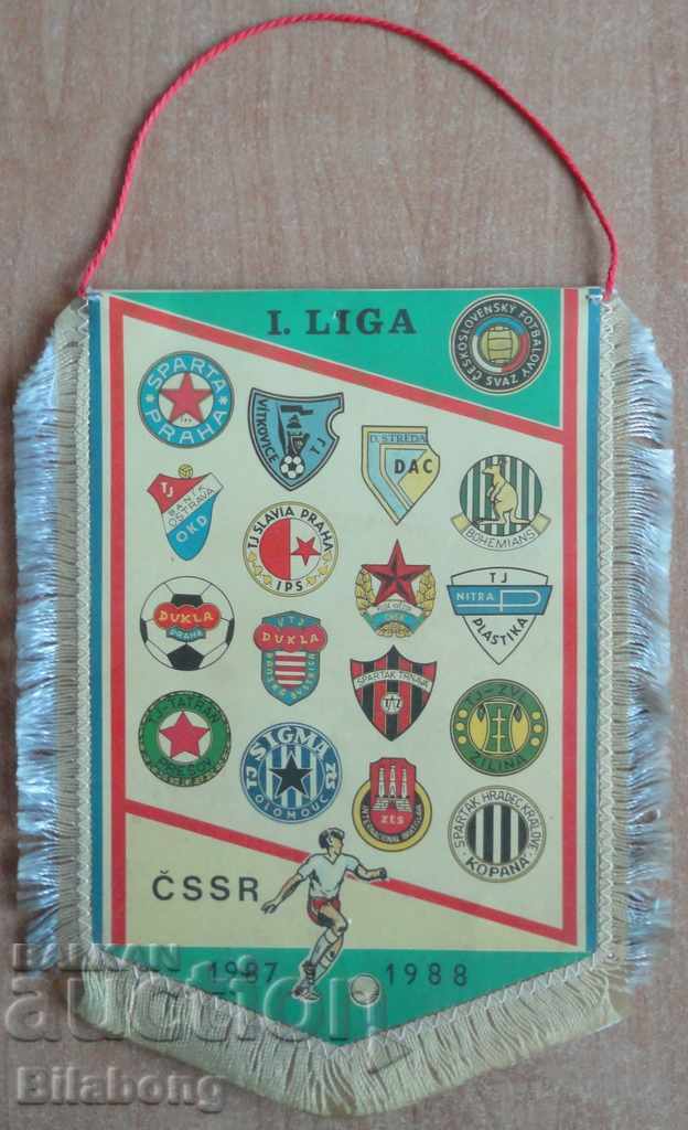 Drapelul fotbalului Liga I Cehoslovacia 1987-1988