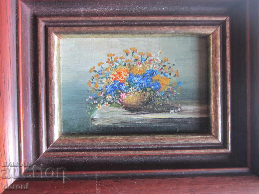 Δημοπρασία Παλιά εικόνα με υπογραφή μικρογραφία Δημοπρασία Παλιά εικόνα με υπογραφή μικρογραφία