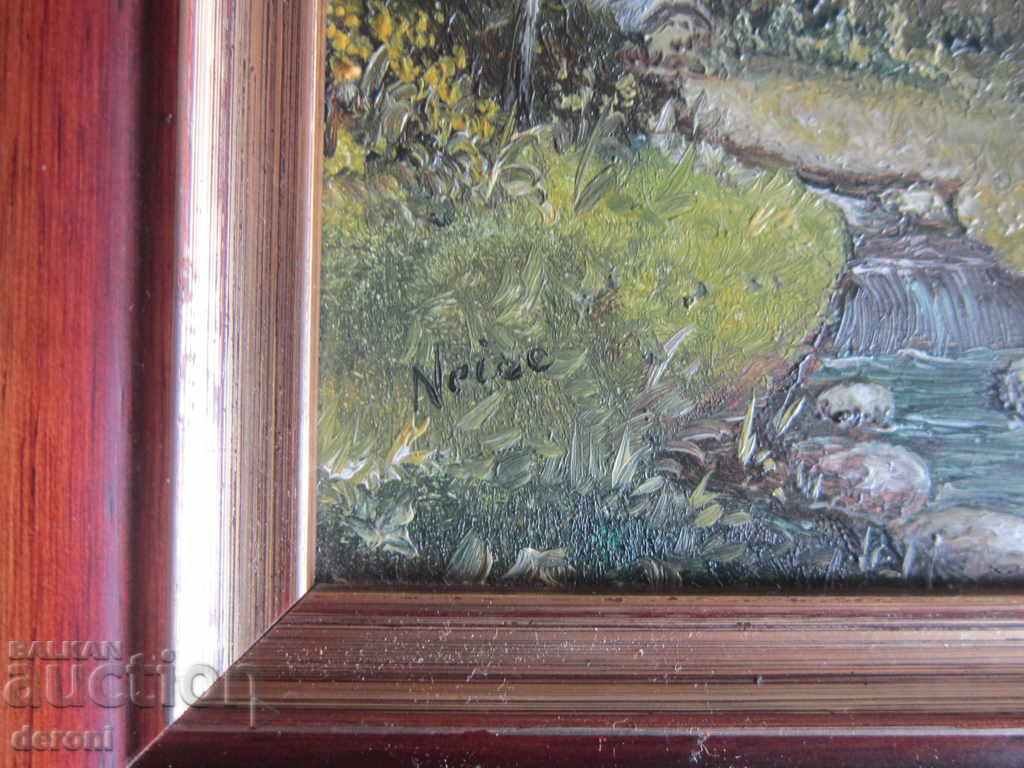 Delivery of Old painting signed miniature 5 Delivery of Old painting signed miniature 5