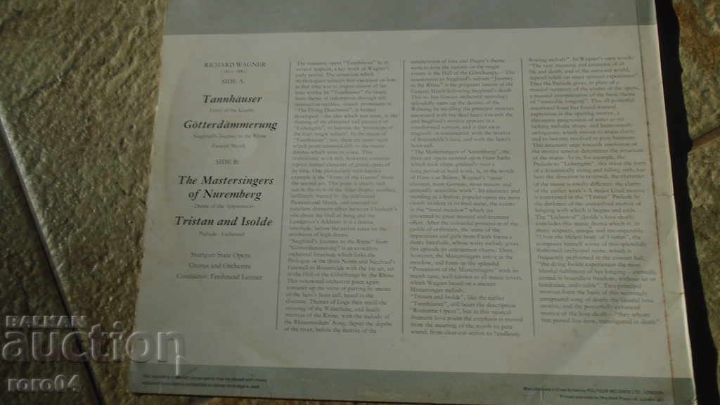 RICHARD WAGNER - RRR - 5 RICHARD WAGNER - RRR - 5